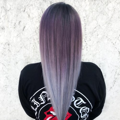 17 Hottest Silver Purple Hair Colors Of 2020