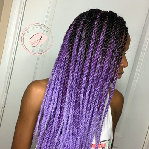is a pop protective hairstyle for dark women who encompass their natural pilus 24 Senegalese Twist Styles to Try Right Now