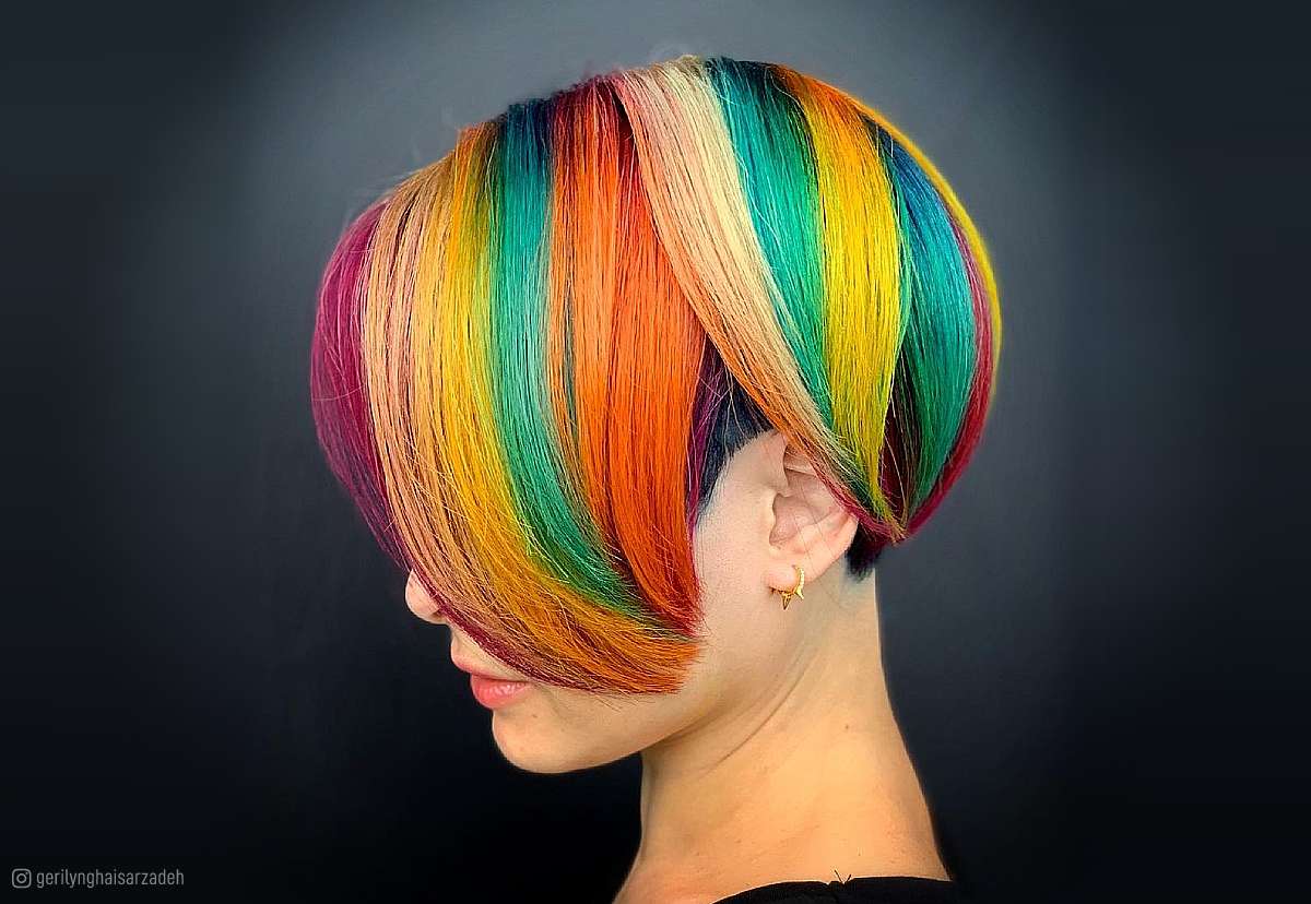 53 Photos of Rainbow Hair Ideas to Consider for 2023 53 Photos of Rainbow Hair Ideas to Consider for 2023