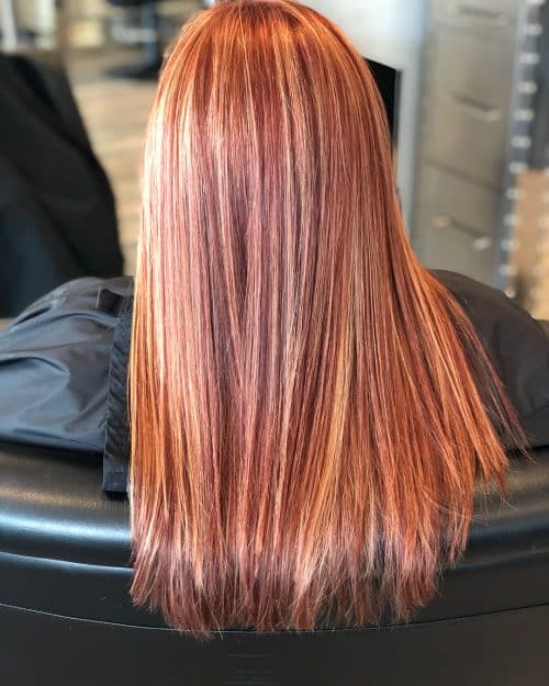 Hair Color Red And Blonde Highlights Find Your Perfect Hair Style