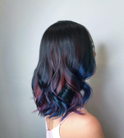 23 Incredible Examples Of Blue Purple Hair In 2020