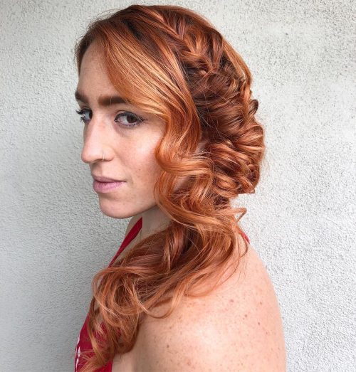 23 Hottest Side Swept Hairstyles to Try in 2020