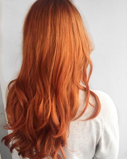 Ginger Hair Colour Chart