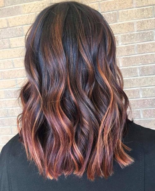37 Best Red Highlights In 2020 For Brown Blonde Black Hair