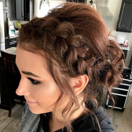 s fourth dimension to figure out how to wearable your pilus 37 Inspiring Prom Updos for Long Hair