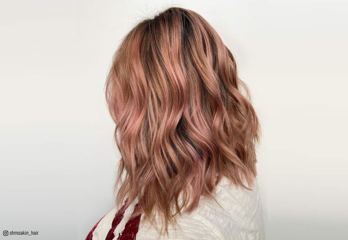 22 Prettiest Ways to Get Rose Gold Highlights for Every Hair Color
