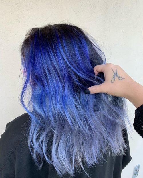 23 Incredible Examples Of Blue Purple Hair In 2020