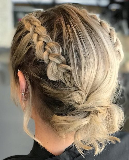 18 Gorgeous Prom Hairstyles For Short Hair For 2020