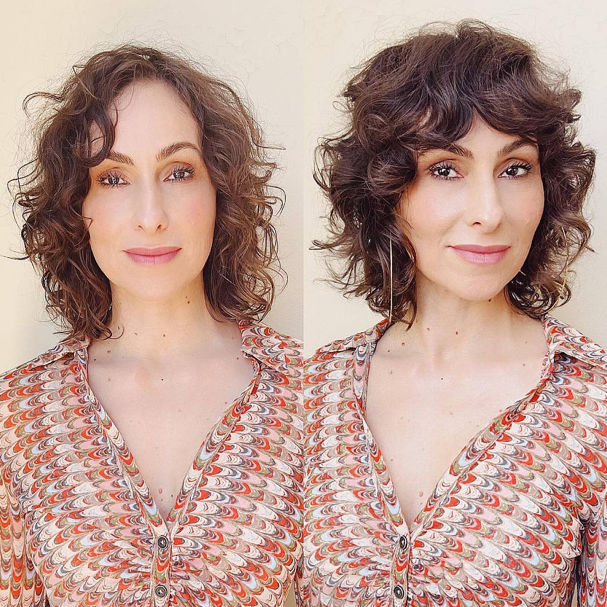 Image of Shag with soft curls for older women