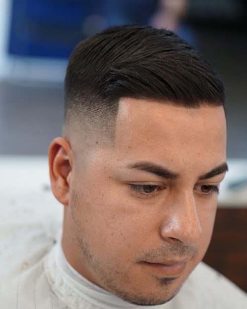 s a type of haircut where the hairline is cutting into a direct delineate The Line Up Haircut: sixteen Awesome Examples