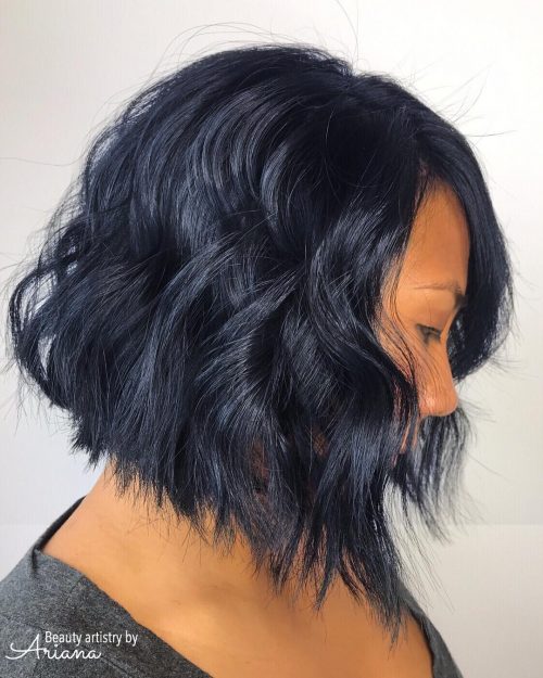 19 Most Amazing Blue Black Hair Color Looks Of 2020