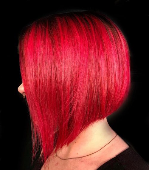 warm as well as intense shade of ruby-red dyed onto the pilus inwards the cast of highlights sixteen Stunning Bright Red Hair Colors to Get You Inspired