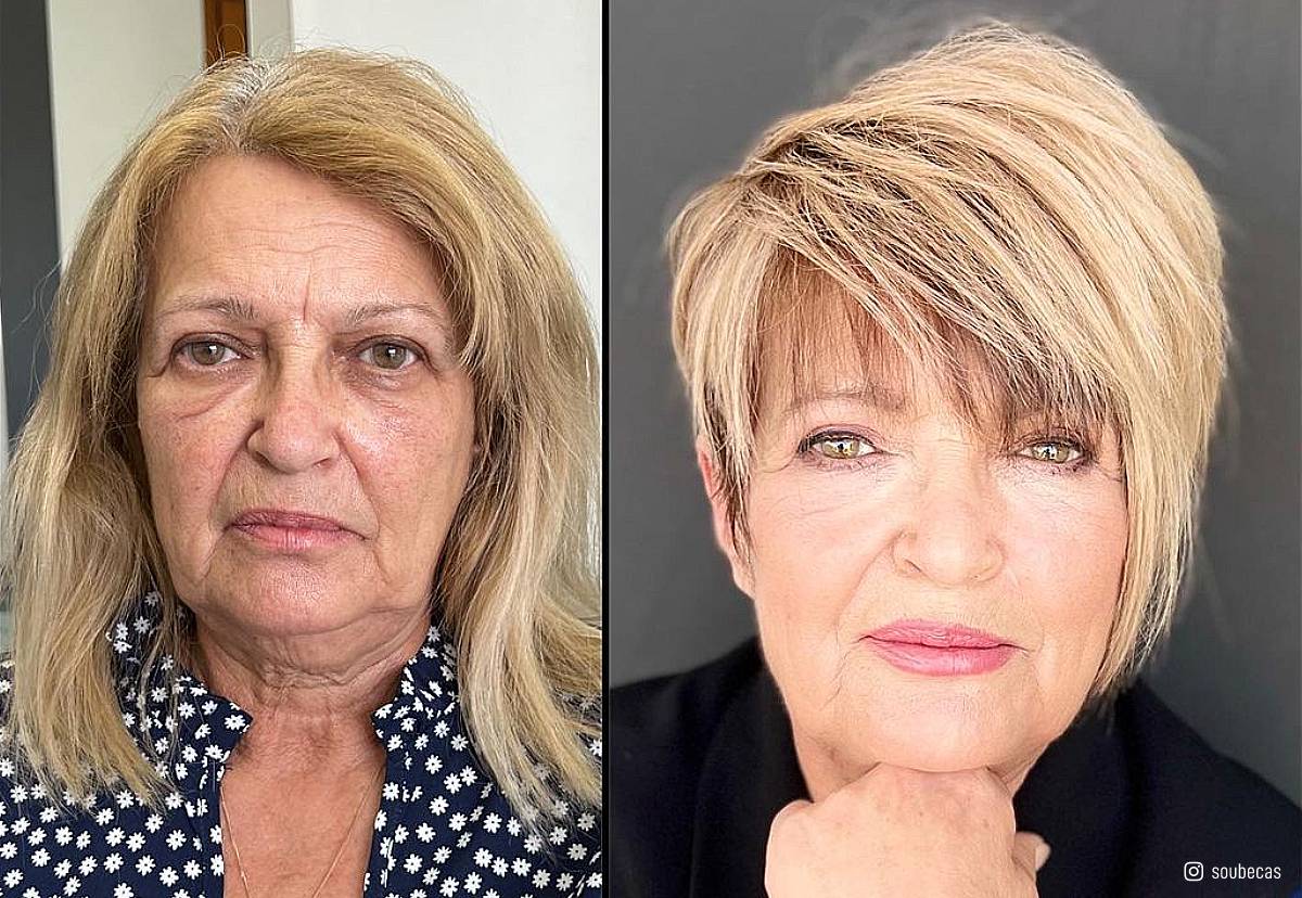 19 Short Choppy Haircuts Women in Their 70s Can Pull-Off