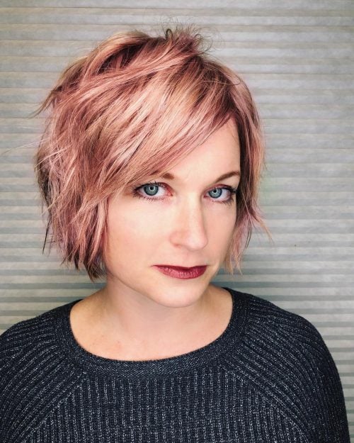 34 Cute Flattering Short Hairstyles For Round Faces