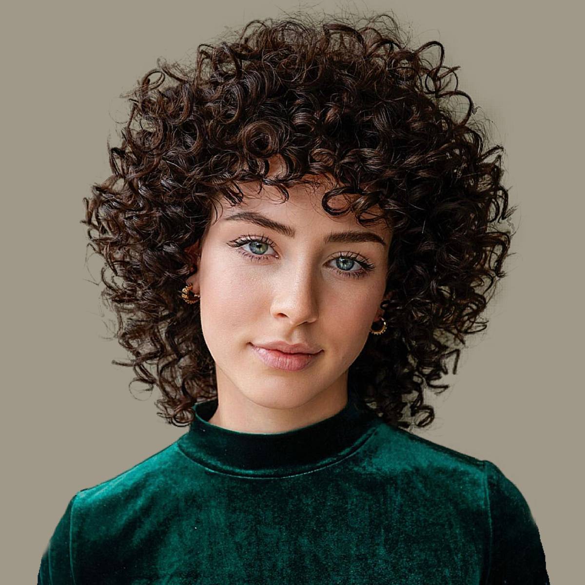 Choppy Short Curly Hairstyles for Grey Hair