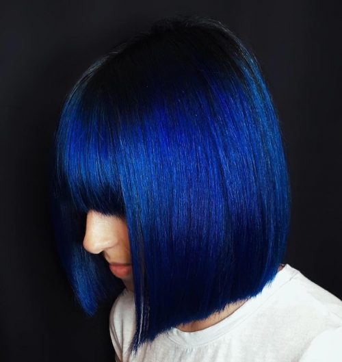 Dark Blue Hair Trend 14 Awesome Examples To Consider