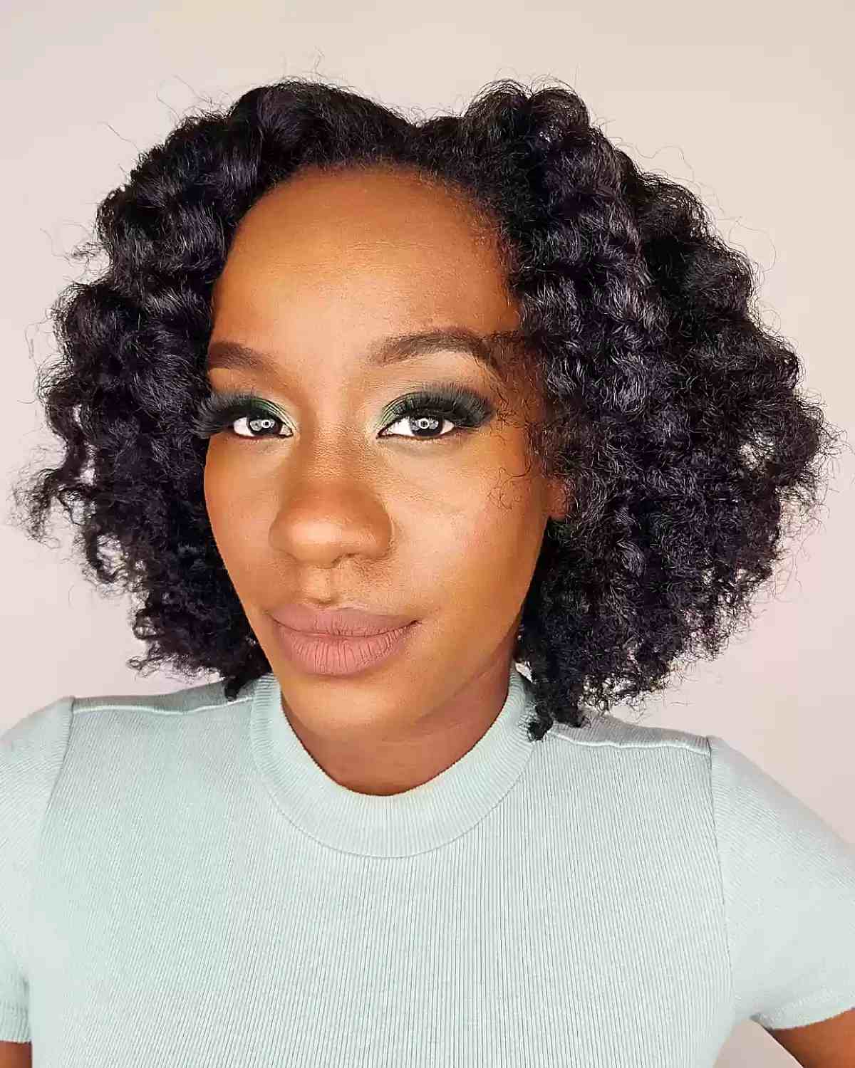 Short Flat Twist Out with Layers