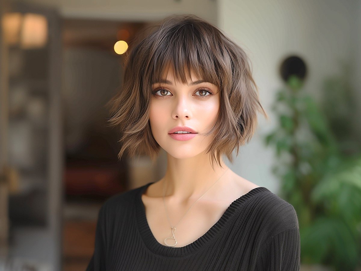 50 Short Hair With Bangs Trending In 2023