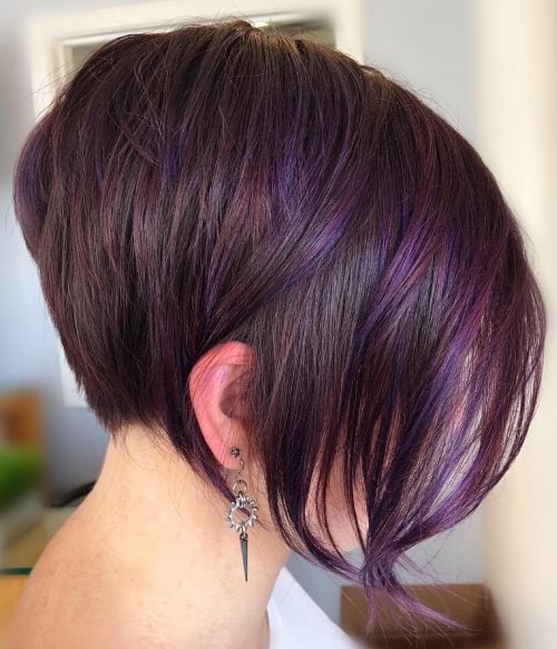 These 19 Dark Purple Hair Color Ideas Are Giving Us Hair Envy