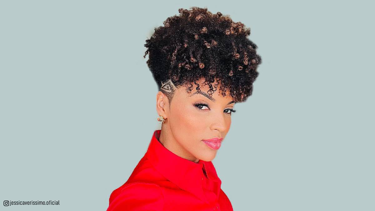 Short Black Woman Hairstyle  Short hair styles african american Womens  hairstyles Black natural hairstyles