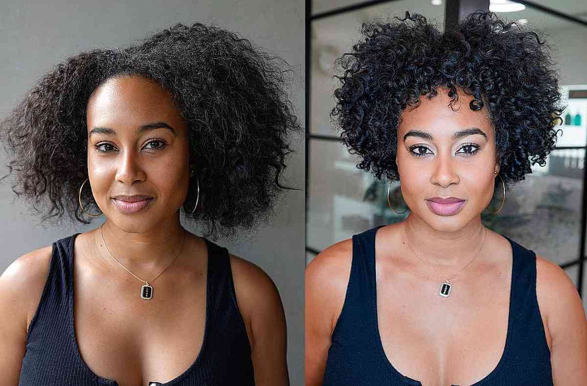 Short Naturally Textured Curls