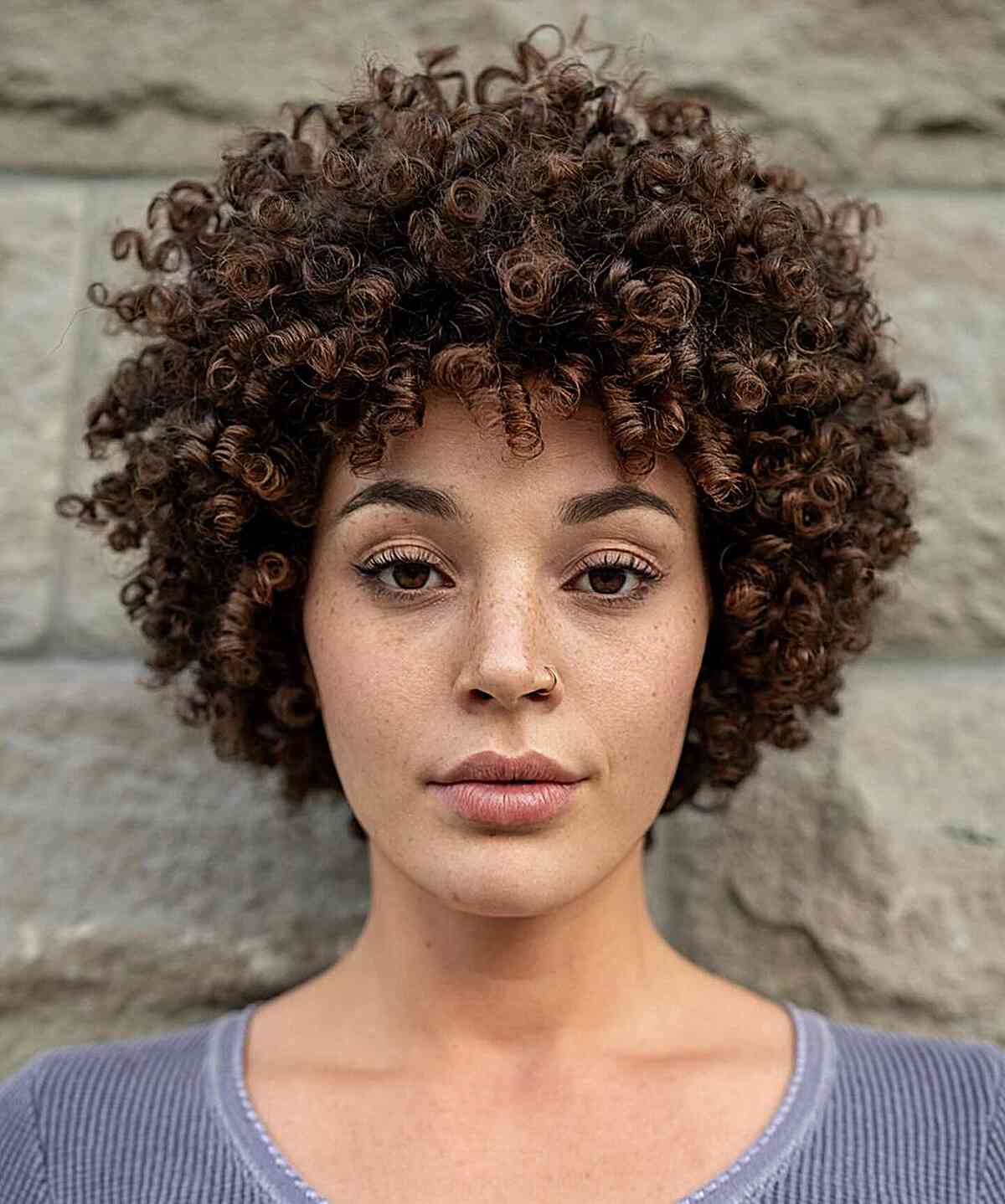 Short Perfect Ringlets for a Bob Cut