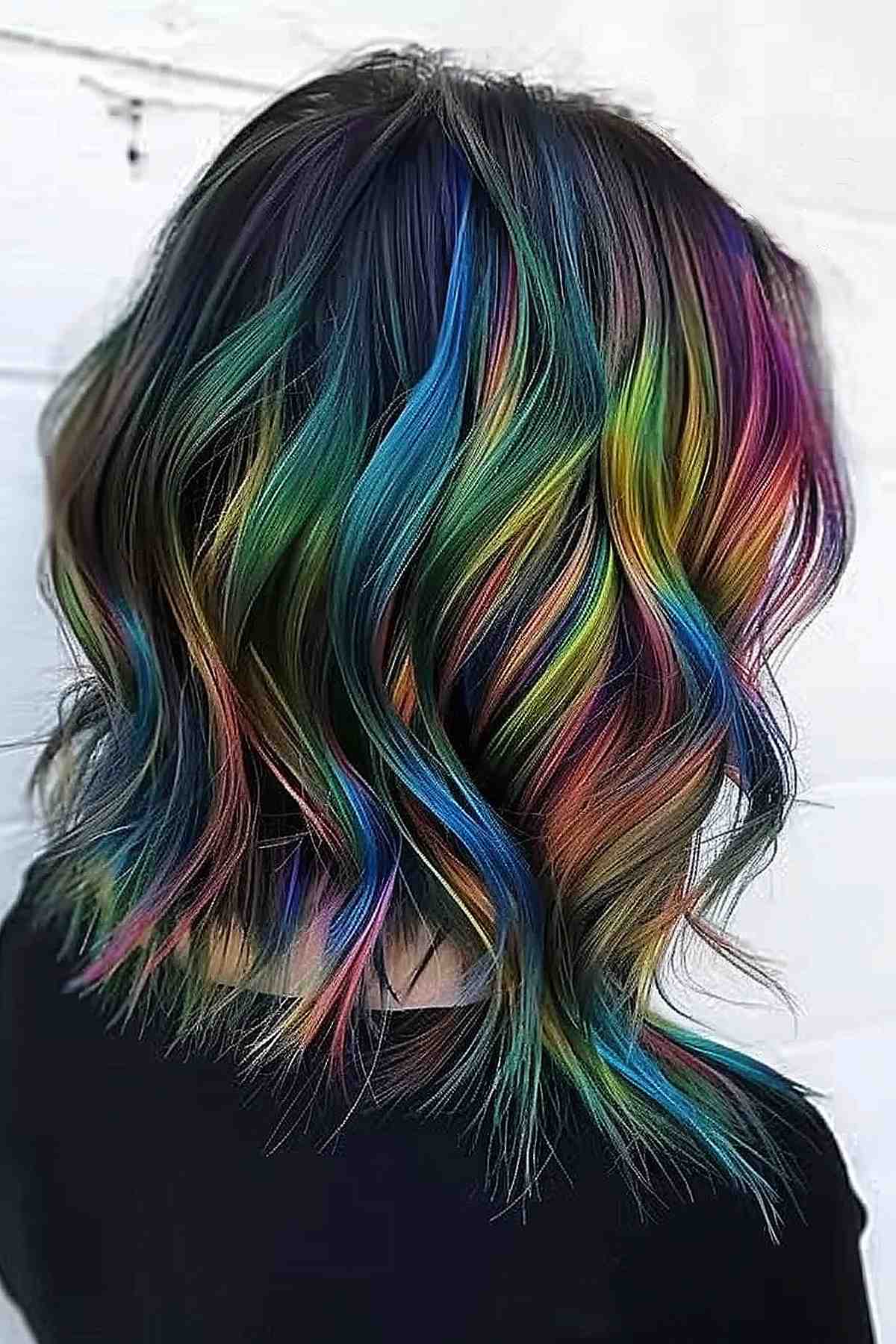 Everyone is going WILD for rainbow pilus colors in addition to hence I 29 Colorful Rainbow Hair Ideas You Need To See