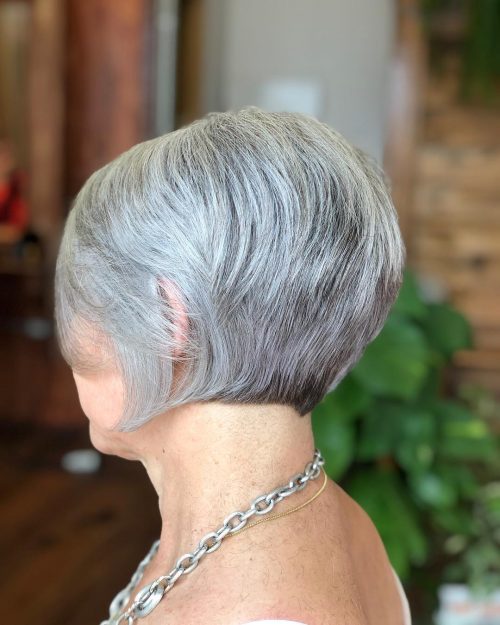 pause expectations that aging women tin alone ain looks which are dull as well as likewise outdated fourteen Most Age-Defying Hairstyles for Women Over 60