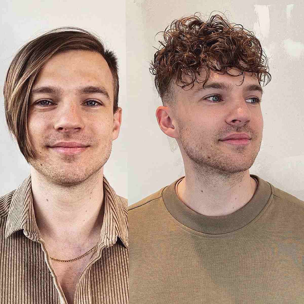 Short Textured Curls for Fine Hair