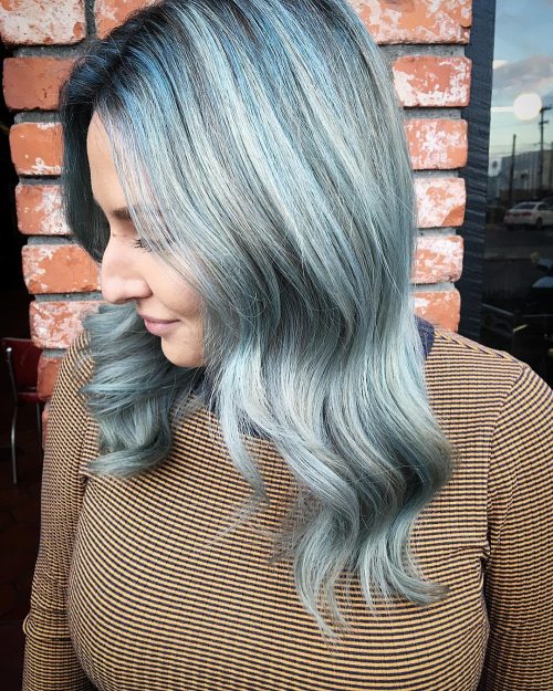 Pastels were undeniably thence inwards final twelvemonth amongst celebrities going out of the box amongst their 17 Prettiest Pastel Blue Hair Colors to Consider Trying