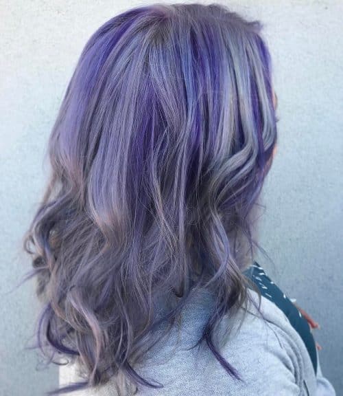 17 Hottest Silver Purple Hair Colors Of 2020