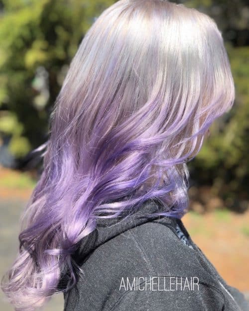 17 Hottest Silver Purple Hair Colors Of 2020