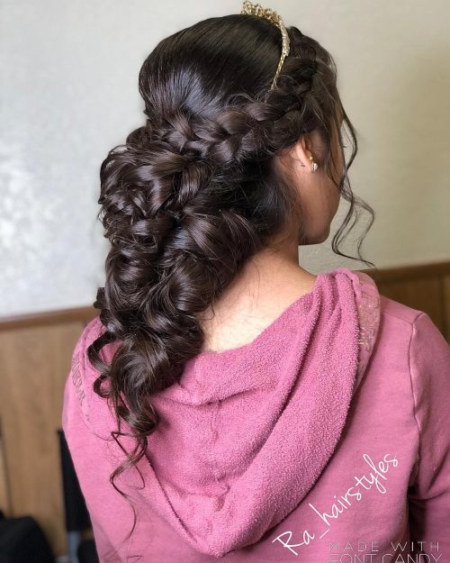 A quinceanera hairstyle is whatever hairdo worn on a daughter xv Stunning Quinceanera Hairstyles to Consider