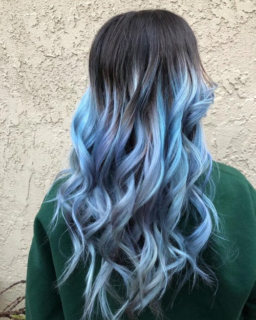Pastels were undeniably thence inwards final twelvemonth amongst celebrities going out of the box amongst their 17 Prettiest Pastel Blue Hair Colors to Consider Trying