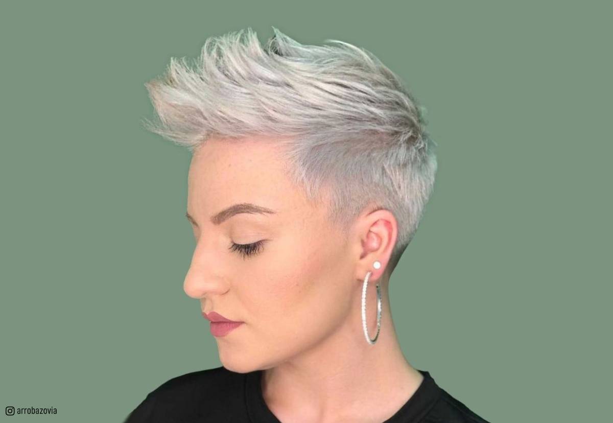 Image of Spiky pixie cut