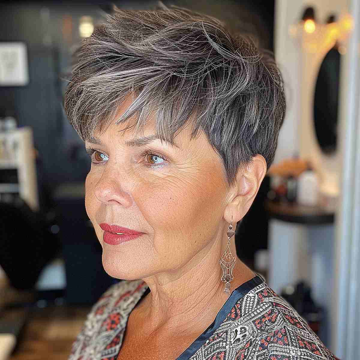 spunky pixie for women over 50