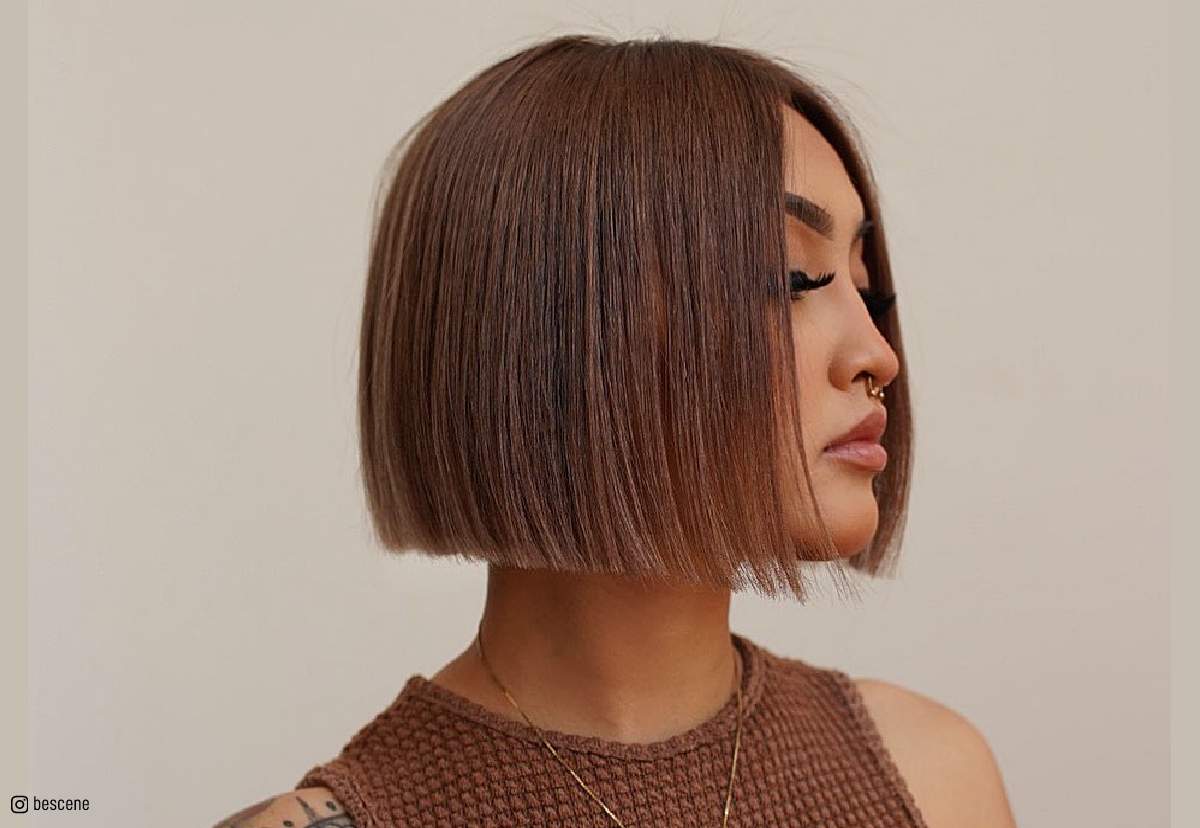 Image of Straight bob straight hair