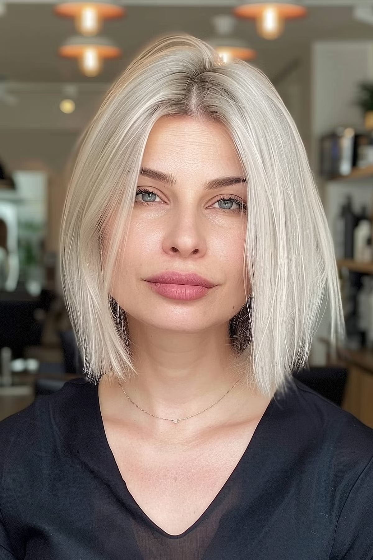 Amazing Straight short choppy haircut