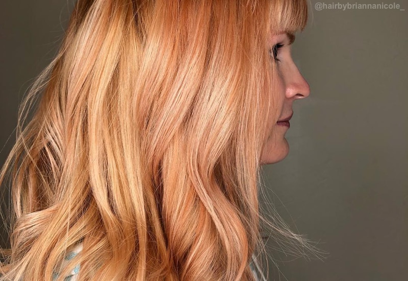 hair colour strawberry blonde