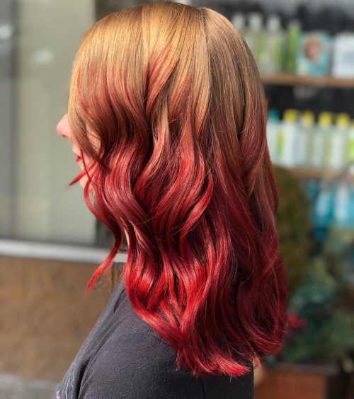 A contrary ombre is a pilus coloring technique that features a lighter note on top gradually eighteen Coolest Reverse Ombre Hair Color Ideas