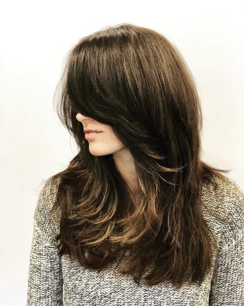 There is together with endless combination when it comes to long pilus amongst side bangs eighteen Gorgeous Examples of Long Hair amongst Side Bangs