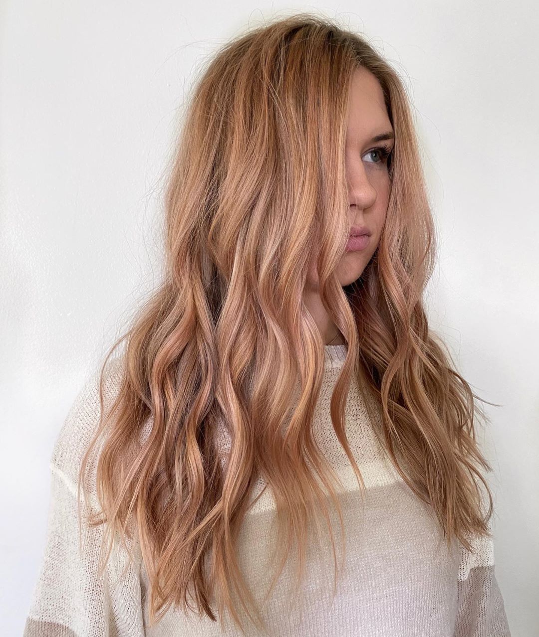 Subtle Strawberry Blonde Tint
