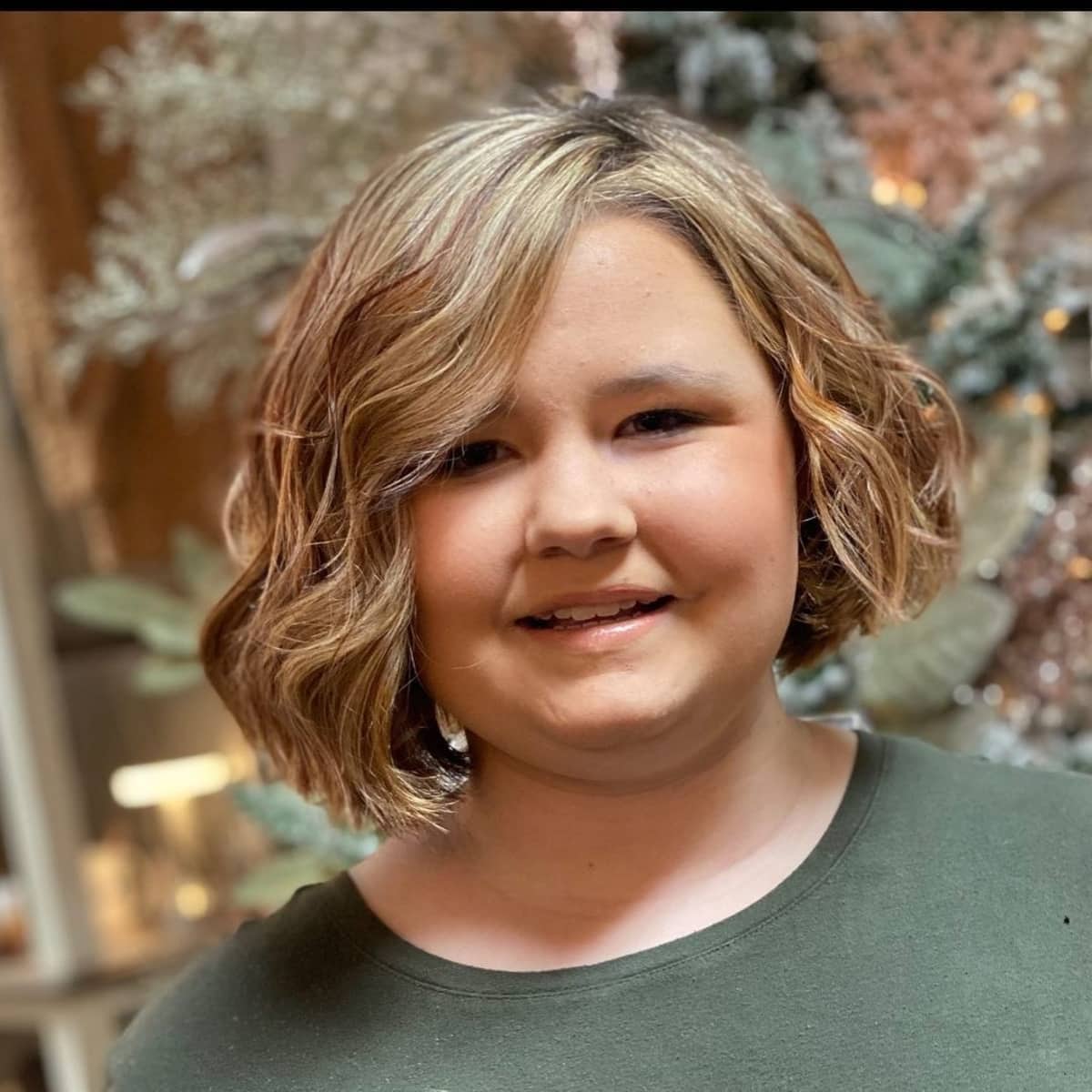 Sweet bob cut for girls