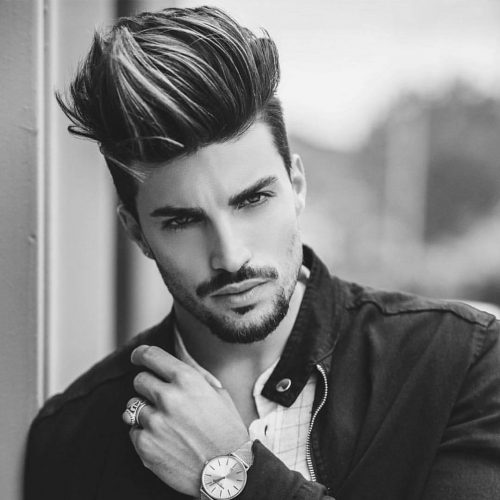 Disconnected Undercut with Tall Quiff on Top