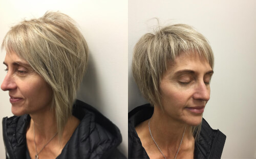 pilus goes through stages too loses its pigment resulting inwards greyness pilus 37 Youthful Hairstyles for Women Over 50