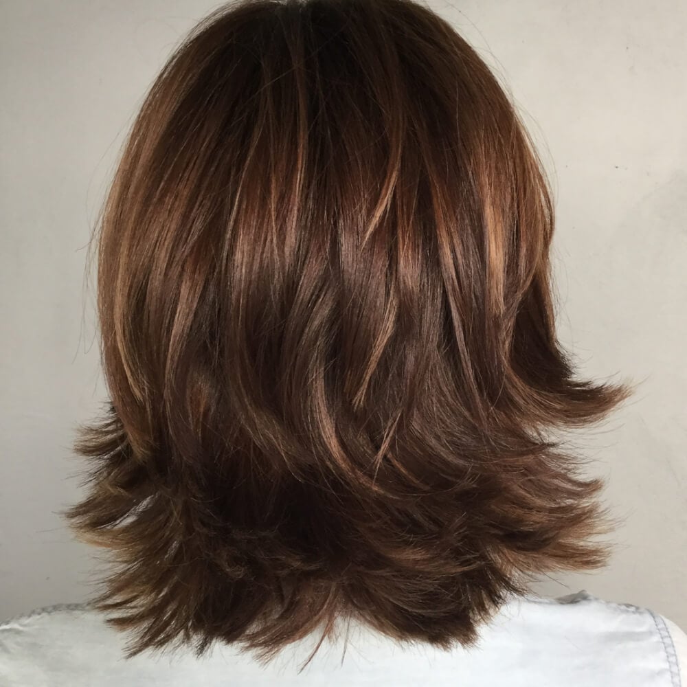 Medium Layered Textured Haircuts