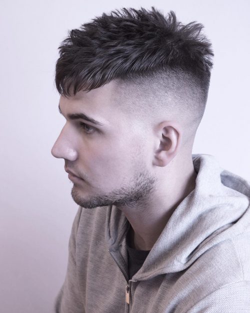 Mens Short Taper Fade Haircut