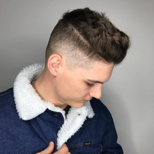 A brusque fade haircut is when the pilus is cutting brusque as well as has a fade that is closed to the ski xix Short Fade Haircut Ideas for a Clean Look