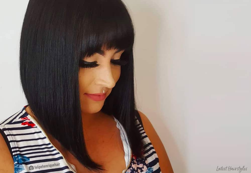Update more than 88 angled bob hairstyles with fringe in.eteachers