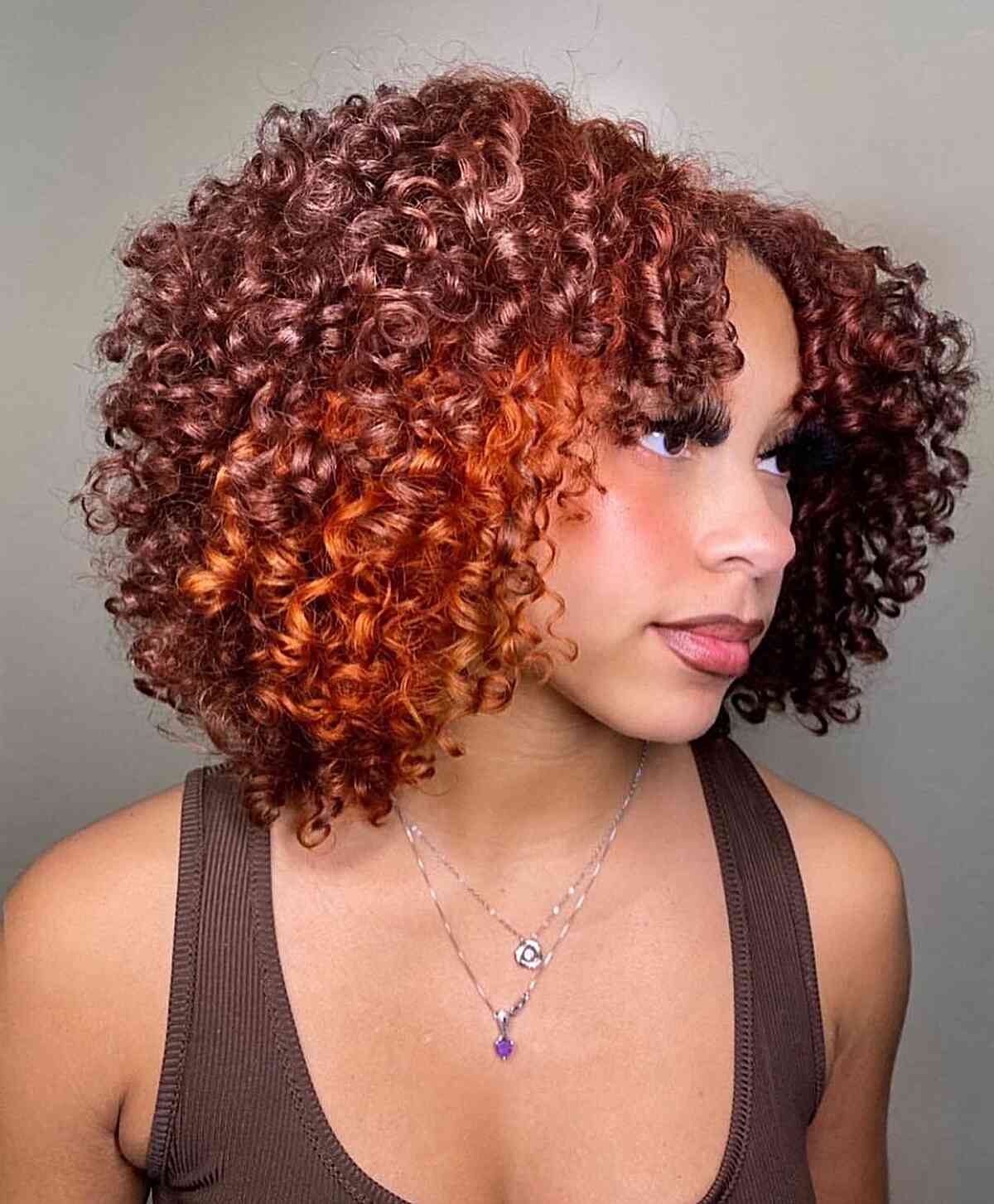 Two-Toned Twist Out for Neck-Length Curls